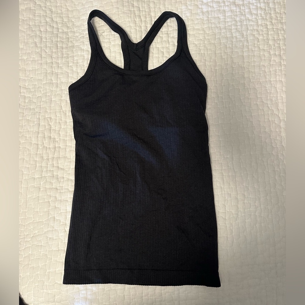 Lululemon Athletica Black Racerback Tank Top
